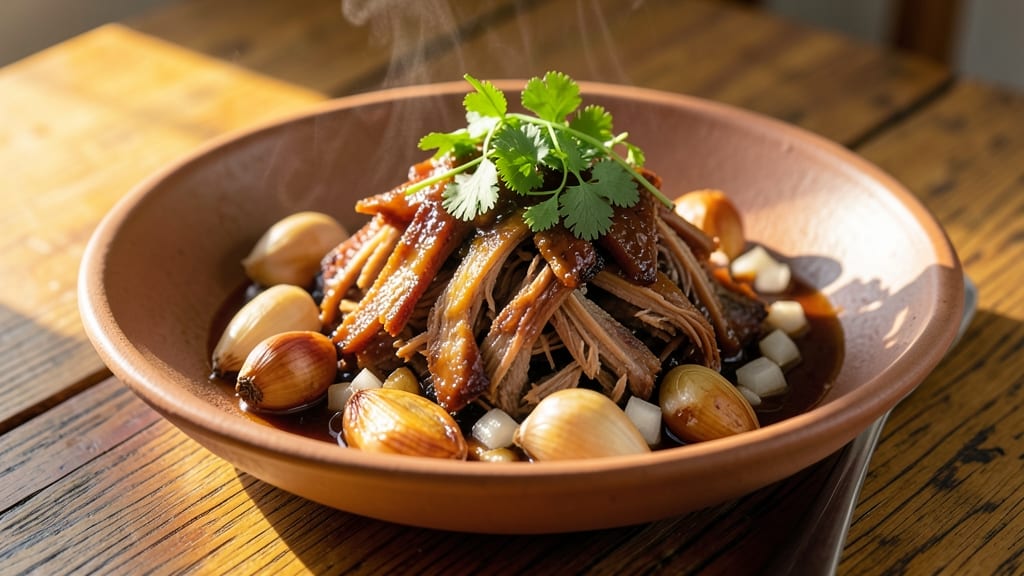 Mexican Pulled Pork Adobo Recipe: Smoky Chipotle-Braised Shreds With Crispy Celery Crowns