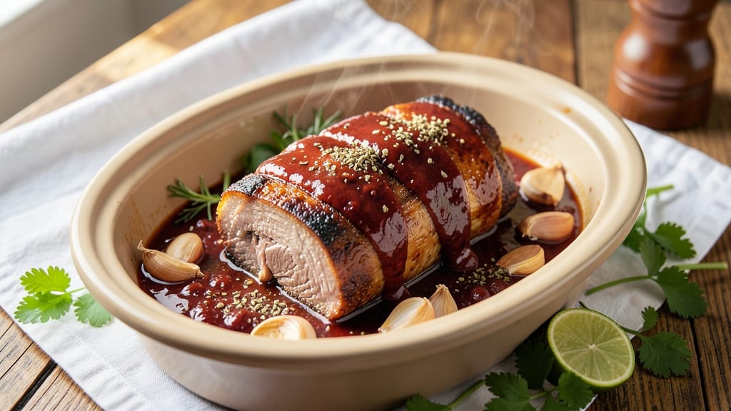 Mexican Pork Loin Slow Cooker Recipe: Smoky Chipotle Shreds With Cilantro-Lime Crunch