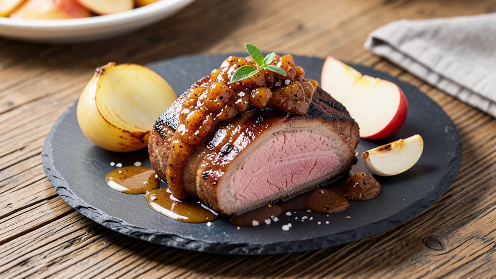 Apple Chutney Recipe for Pork Tenderloin: Sweet-Tangy Glaze That Caramelizes in Minutes