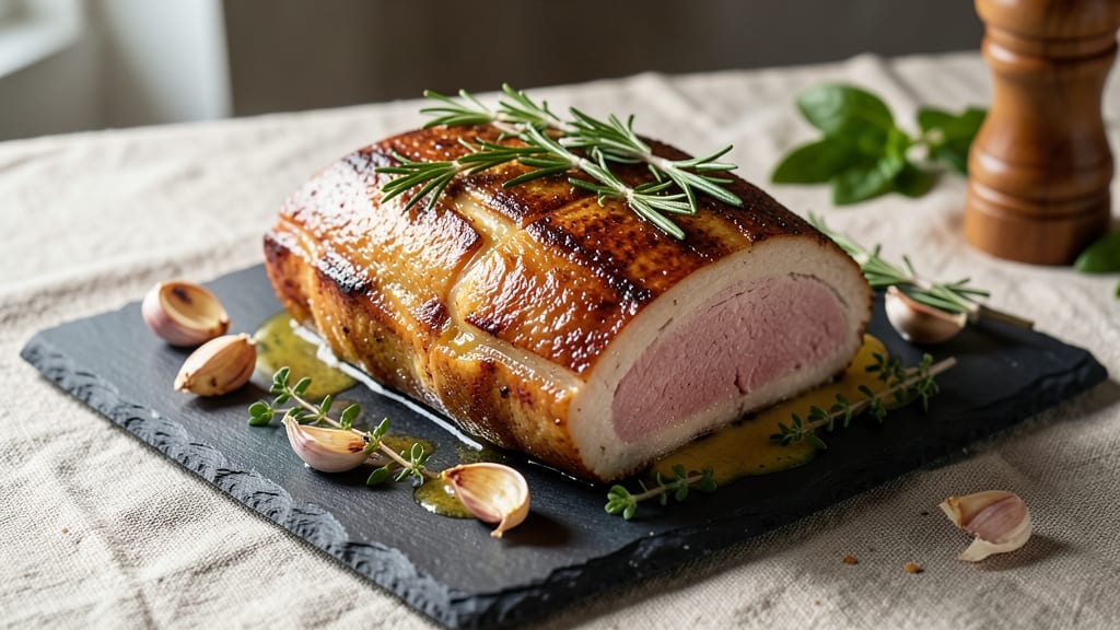 4-Pound Pork Loin Roast Recipe: Juicy Pink Centers With Herb-Crusted Crust