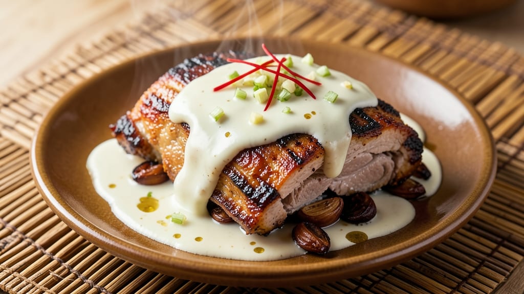 Adobo Sa Puti Pork Recipe: Creamy Coconut Milk Velout Over Tender Shreds