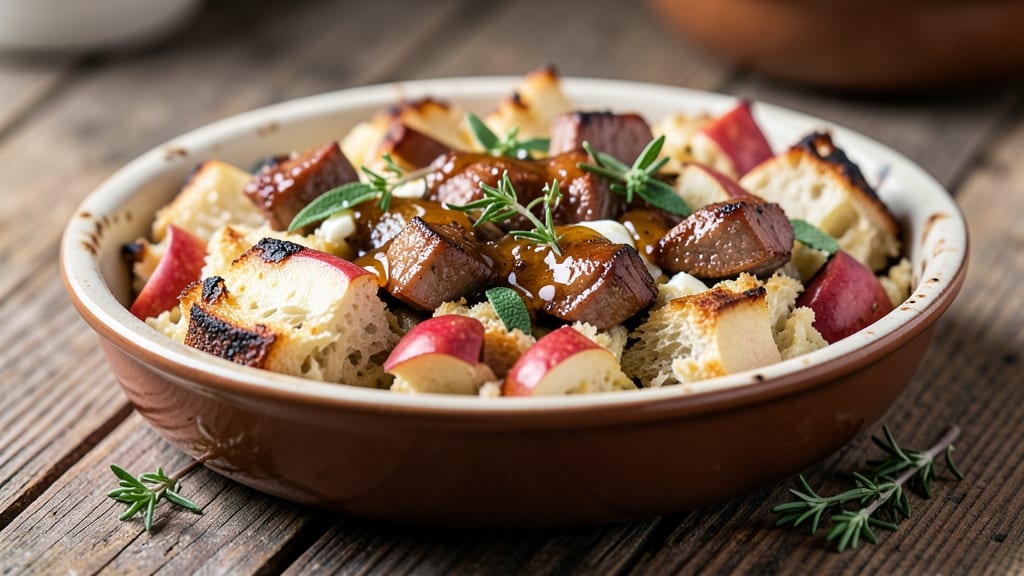 Apple and Pork Stuffing Recipe: Savory Apple-Pork Crunch in Every Bite