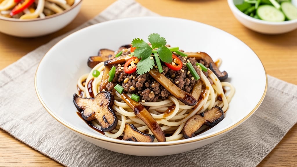 Minced Pork Mushroom Noodle Recipe: Umami-Packed One-Pan Harmony