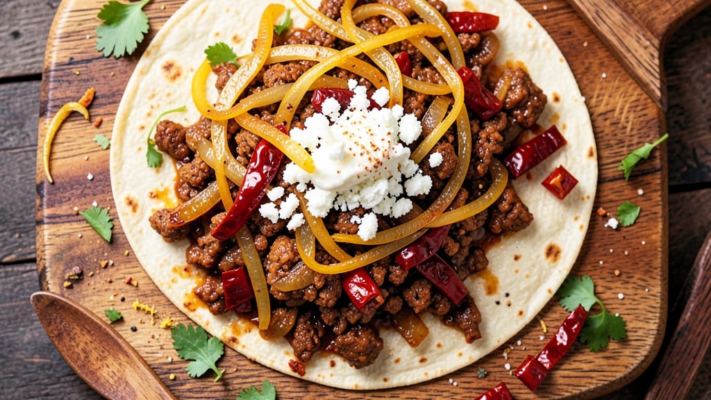 Minced Pork Quesadillas Recipe: Smoky Chipotle and Cheddar Crunch