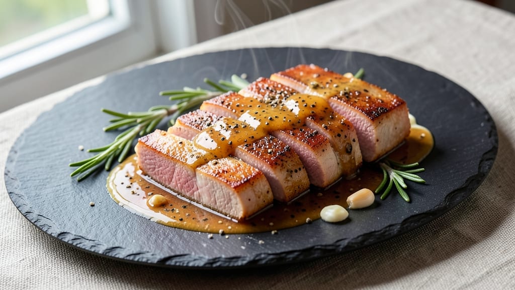 1 2 Pork Loin Recipe: Pan-Seared Crust Meets Juicy Pink Hearts