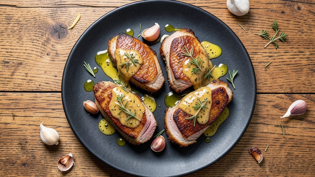 Medium Rare Pork Chops Recipe: Pan-Seared Pink Centers With Herb Butter Crisp
