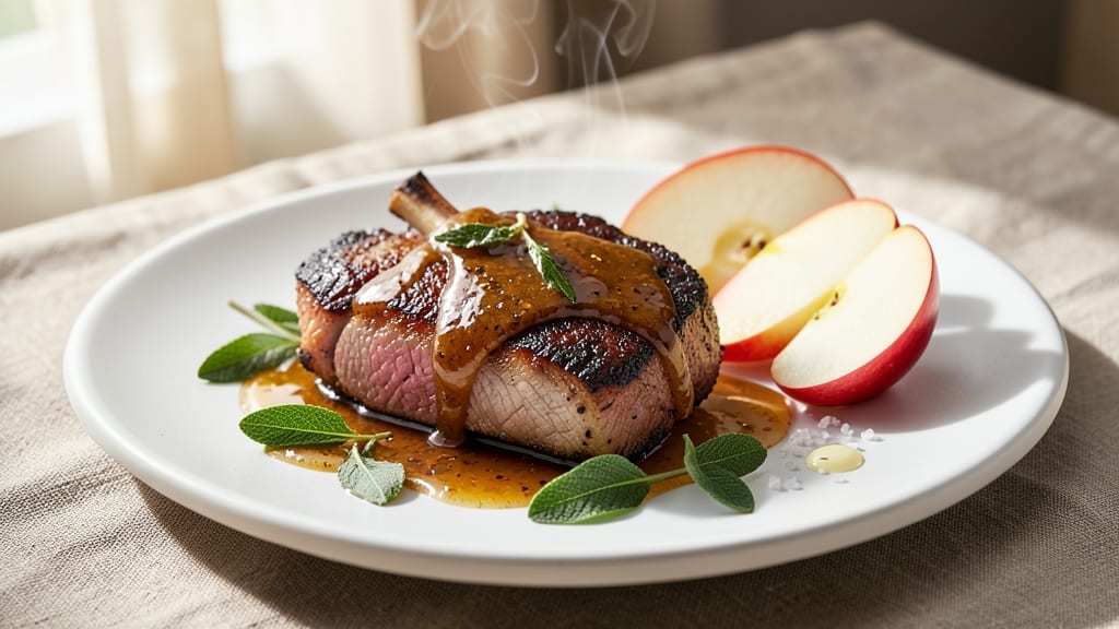 Apple Sage Pork Chops Recipe: Herb-Infused Pan-Sear With Caramelized Apples
