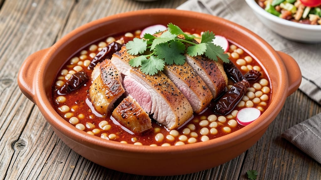 Mexican Pork Posole Recipe: Hominy-Braised Spice Bomb With Crunchy Toppings
