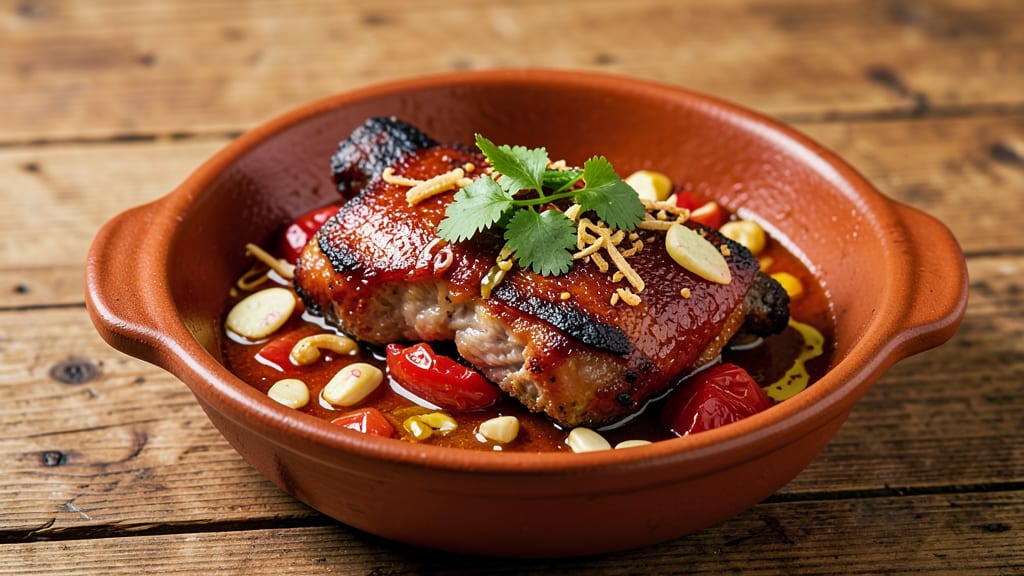 Adobong Labong With Pork Recipe: Smoky Soy-Ginger Pork in Velvety Tomato Gravy