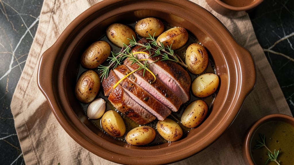 Amazing Pork Tenderloin Slow Cooker Recipe with Potatoes And: Golden-Crusted Meat and Fluffy Spuds in One Pot