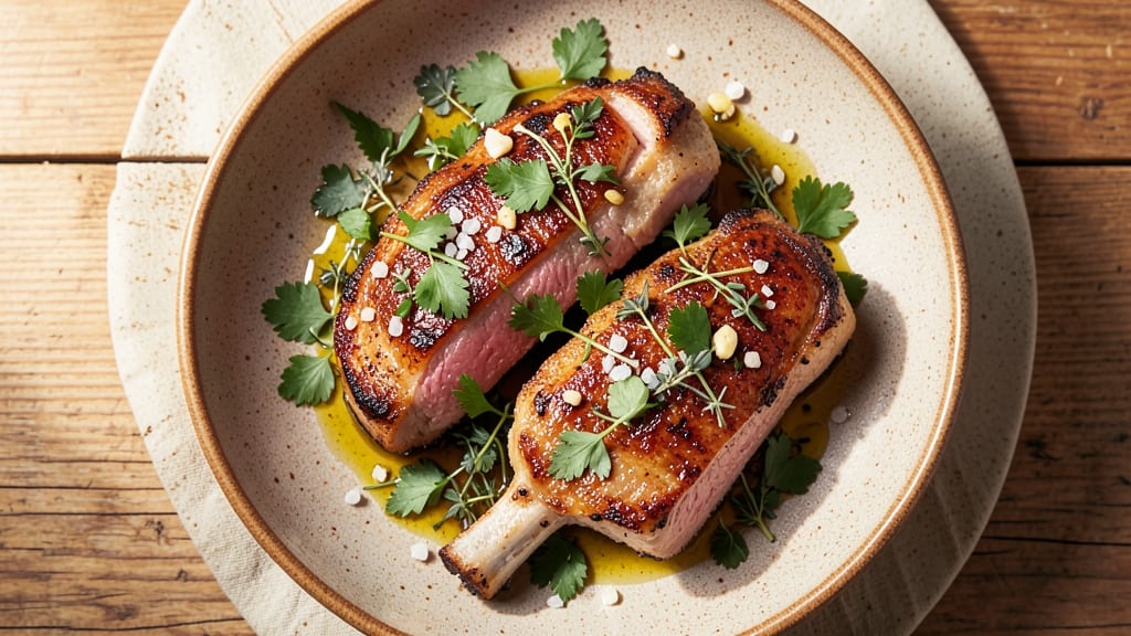2-Inch Pork Chops Recipe: Herb-Crusted Panatella for Crispy Edges