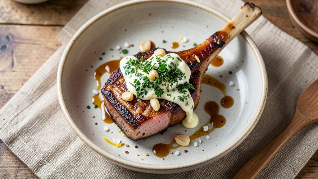 Anthony Bourdain's Pork Chop Recipe: Bold Herb Crust Meets Juicy Pink Centers