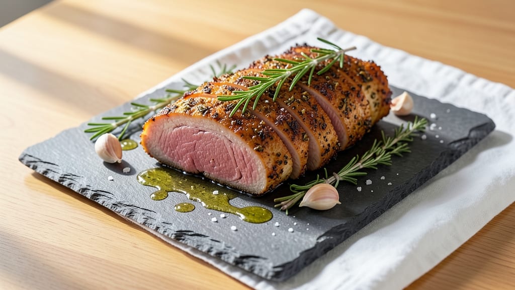 8-Lb Pork Tenderloin Recipe: Herb-Infused Roast With Smoky Garlic Glaze