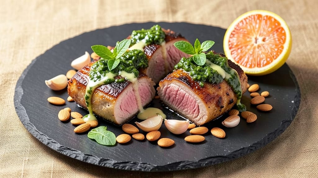 Minted Pork Chops Recipe: Herb-Infused Crisp With Juicy Pink Hearts