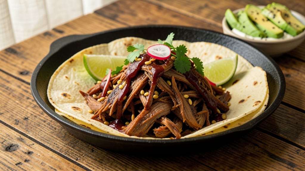Mexican Style Pork Tacos Recipe: Smoky Chipotle and Cumin Crust on Corn Tortillas