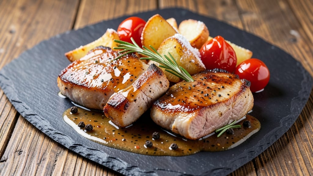 Mixed Pork Chops Recipe: Pan-Sear and Bake for Even Heat Distribution