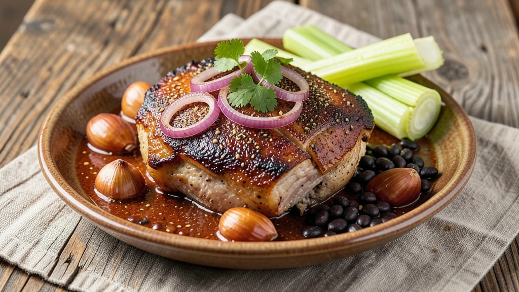 Cuban Pork Shoulder Recipe Slow Cooker: Slow-Cooked Shreds With Celery Crown Crunch