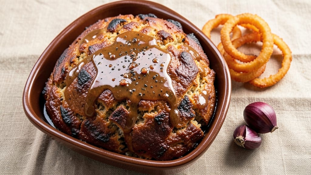 Meatloaf Recipe With Beef and Pork Sausage: Savory Swirls and Glazed Top for Crowd-Pleasing Crust